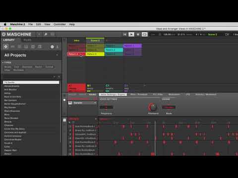 Using the Ideas and Arranger Views in MASCHINE 2