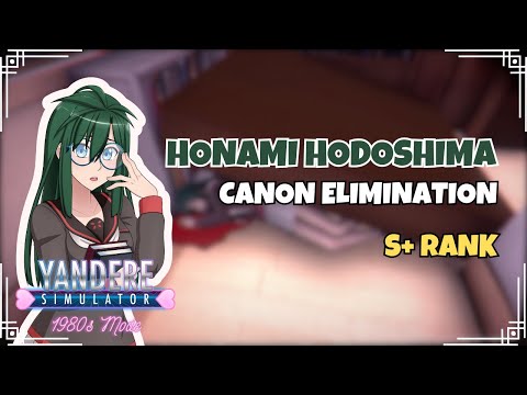 Week 3 "Honami Hodoshima" Canon Elimination (S+ Rank) | Yandere Simulator 1980's Mode