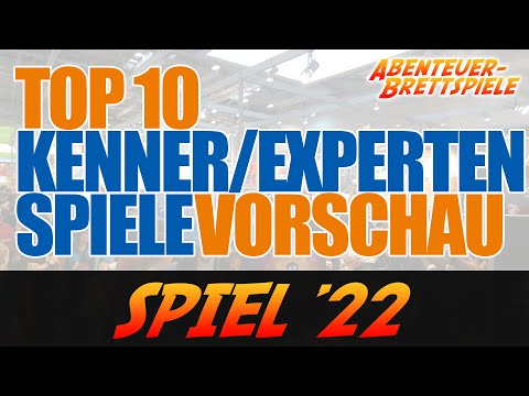 Top 10 Kenner- und Expertenspiele auf der SPIEL '22 - Messe-Vorschau