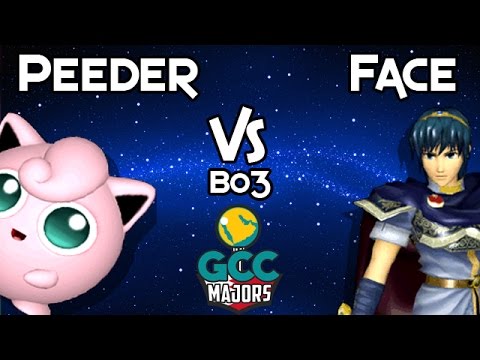 GCC Majors 2016 - Peeder (Jigglypuff) Vs. Face (Marth) Winners R1 | SSBM