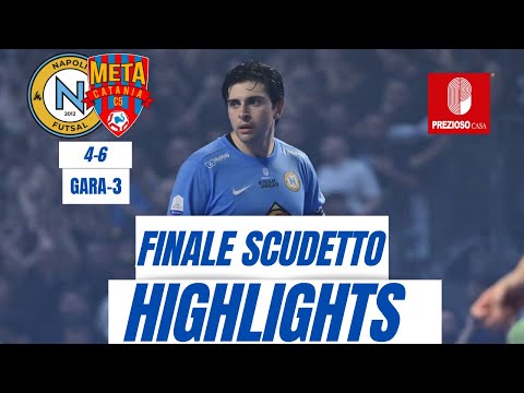 HIGHLIGHTS PRECIOUS HOUSE NAPLES META CATANIA: the Scudetto flies to SICILY, thanks anyway guys💙