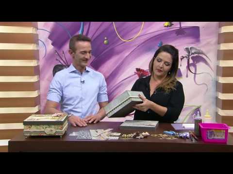 Mulher.com - 29/07/2016 - Scrapbooking Box Decor - Marisa Magalhães PT1