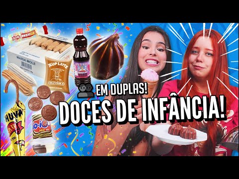 PROVAMOS OS DOCES DE INFÂNCIA MAIS CLÁSSICOS DO BRASIL! (JOVENS REAGEM)