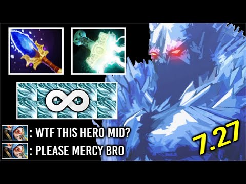 NEW CANCER HERO To COUNTER Meepo Mid Ez! Carry AA Scepter Mjollnir Build Epic Top Rank Game Dota 2