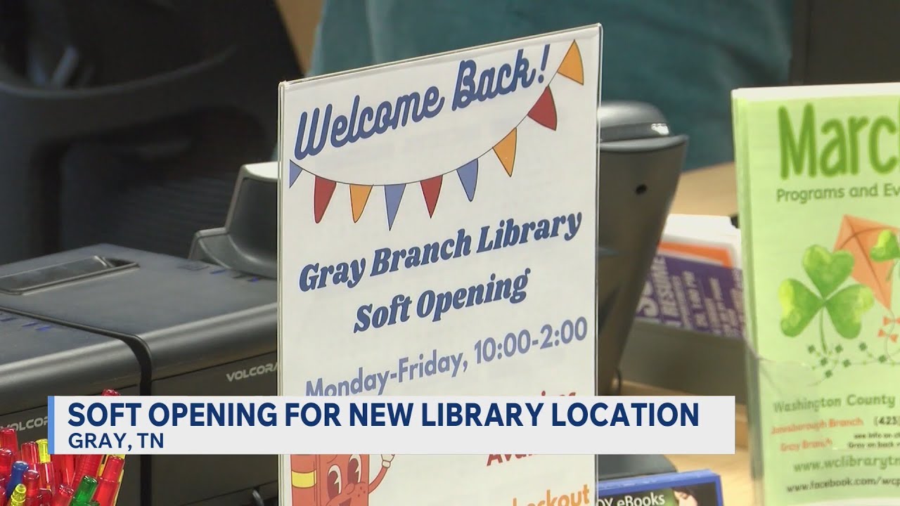 Gray Branch Library hosts soft opening