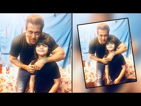 Salman Khan’s Onscreen Son Sartaj Kakkar Poses With Salman Khan At YRF Studio