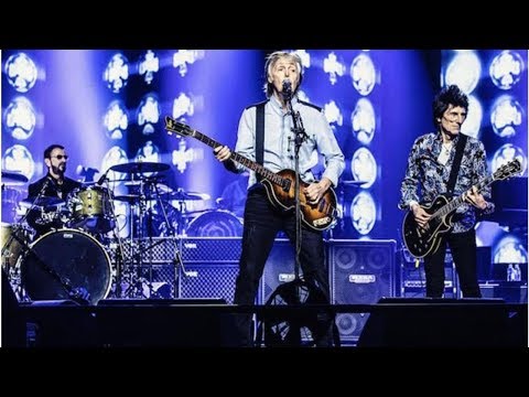 Beatles REUNION: Paul McCartney performs Get Back with Ringo Starr and Ronnie Wood – WATCH