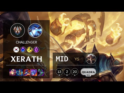 Xerath Mid vs Sett - KR Challenger Patch 11.9