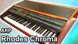 Video thumbnail for ARP RHODES CHROMA - Analog Synthesizer - Sounds, Patches & Ambient Soundscapes | Synth Demo by synth4ever