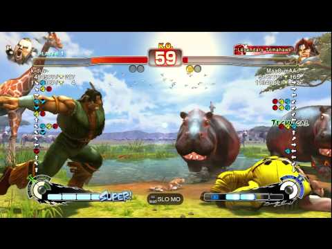 k-duv- [Rufus] vs. MaaO-mAAo [T. Hawk] | SSF4 Arcade Edition