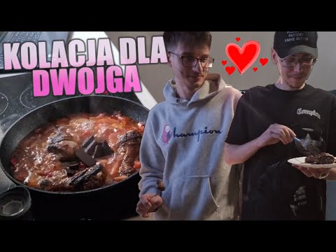 MŁODY | ZAKOCHANA PARA - KURCZAK W CZEKOLADZIE DLA LUKIEGO  |