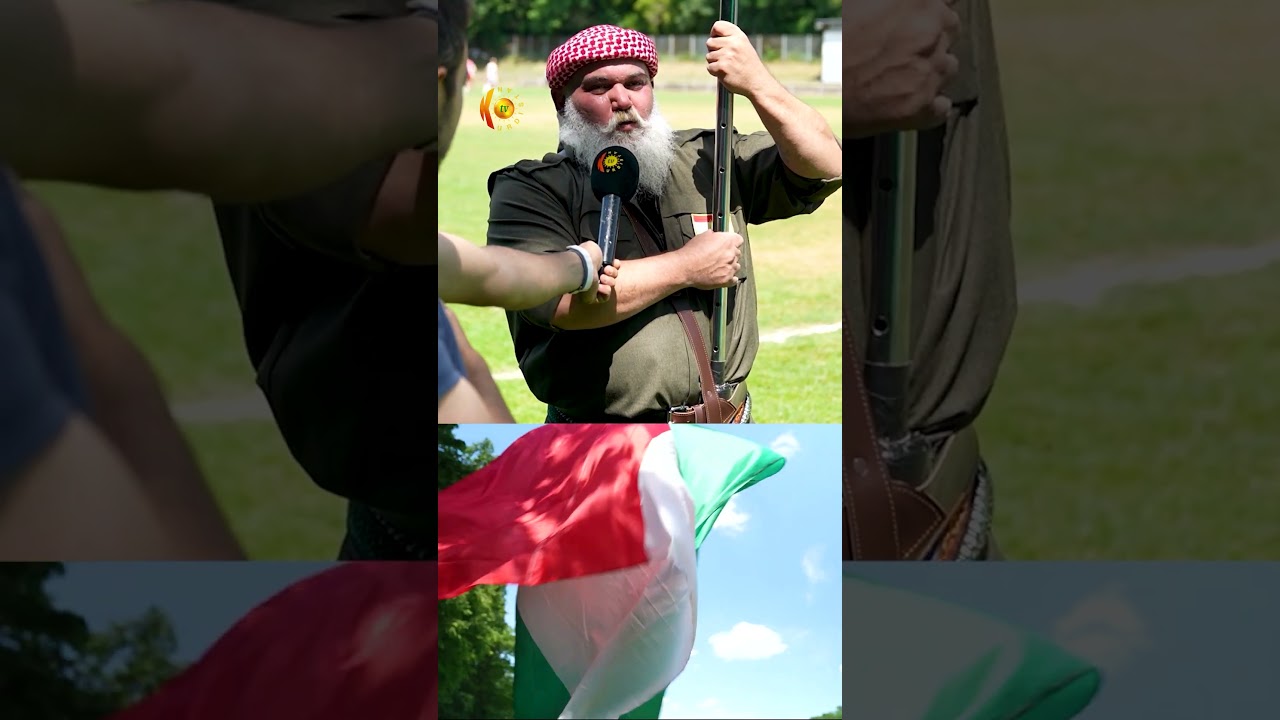 ڤیدیۆ | ئاڵایەكی 25 مەتری بەرز كردۆتەوە و دەڵێت "با لە هەموو چالاكییەكاندا ئاڵای كوردستان هەبێت"