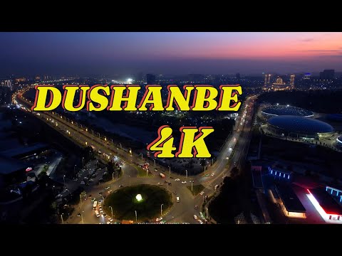 Ночной Душанбе 4K Таджикистан Душанбе 4K Tajikistan Dushanbe 4K