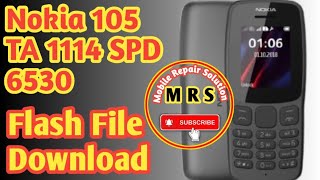 Nokia 106 TA 1114 SPD 6530 Flash File Download