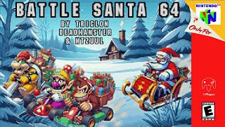 Battle Santa 64 - Hack of Mario Kart 64 [N64]