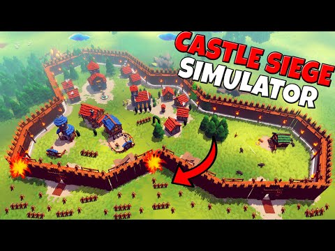 Fortress Wall Defense in CASTLE SIEGE Simulator! - Becastled: Battle Simulator