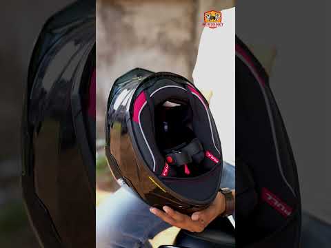 KYT Glossy black Helmet #helmetologist #kytttrevo #kytr2rpro