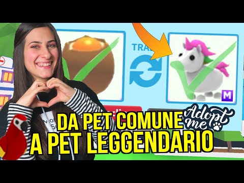 How to TRADE from COMMON PET to LEGENDARY 😱 Roblox ADOPT ME ITA By FrancyDreams