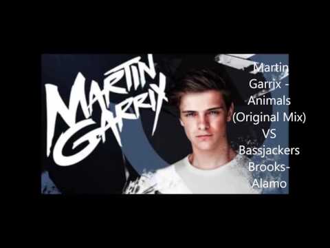 Martin Garrix - Animals VS Bassjackers__Brooks_-_Alamo (original mix mashup)