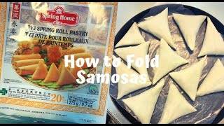 How to Fold Samosas | Quick and Easy Technique