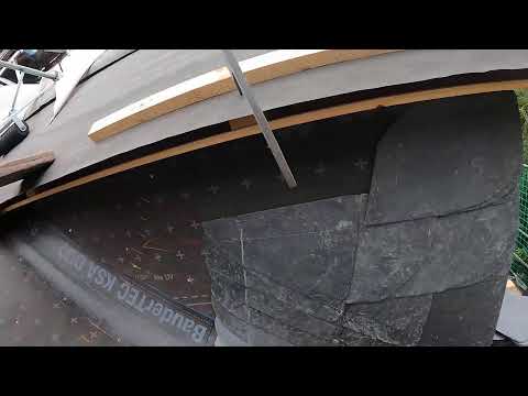 Schiefer Wangenkehle decken - Teil 71 - Altdeutsche Deckung- Schieferdach Halle