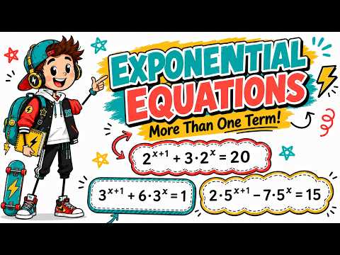 Solve Exponential Equations by Factorising | Grade 10 CAPS Maths