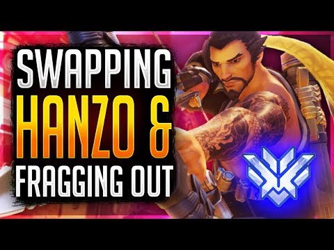 Angry Streamer Swaps to Hanzo and POPS OFF! Overwatch Top 500 Hanzo Gameplay