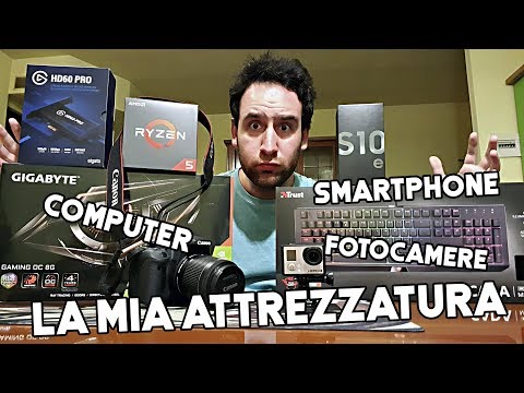 La mia attrezzatura! Fotocamere, computer, smartphone e altro!