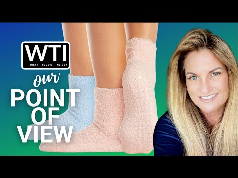 LA Active Fuzzy Non-Slip Socks - WTI product video review
