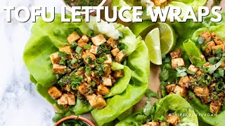Tofu Lettuce Wraps | This Savory Vegan