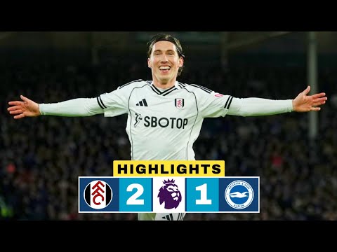 Fulham vs Brighton 2-1 Highlights | Harry Wilson Freekick Goal | Premier League 2025-26 | Chukwueze