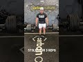 573LBS FOR 3 REPS - GETTING STRONGER!