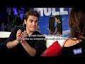 Paul Wesley despising Delena for 2 minutes straight