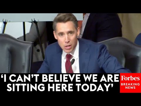JUST IN: Josh Hawley Claims Damning Report Was 'Deliberately' Concealed From Congress