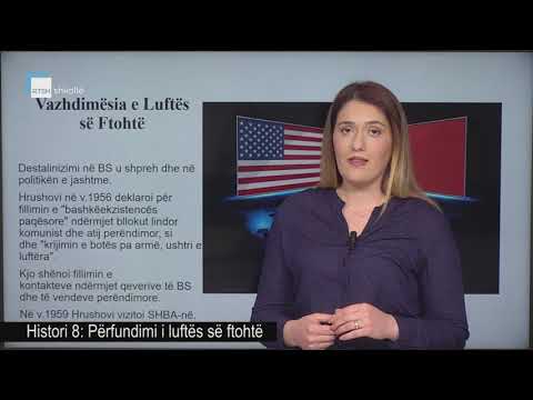 Histori 8 - Përfundimi i luftës së ftohtë