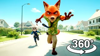 Download lagu Nick Wilde Is Chasing YOU! 🦊 | Zootopia 360° VR Adventure (4K Ultra HD) mp3