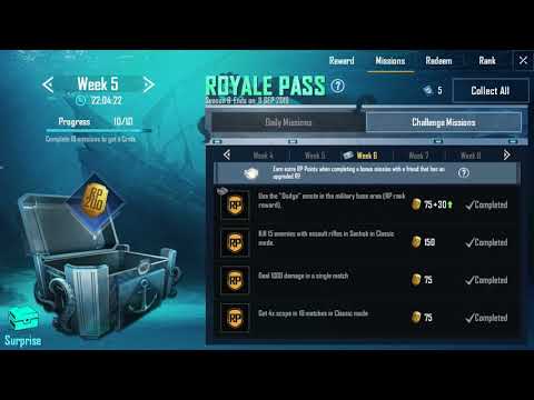 Season 8 ~ Week 6 | PUBG Mobile | បំពេញបេសកកម្មក្នុងសប្តាហ៍ទី៦ នៃរដូវកាលទី៨