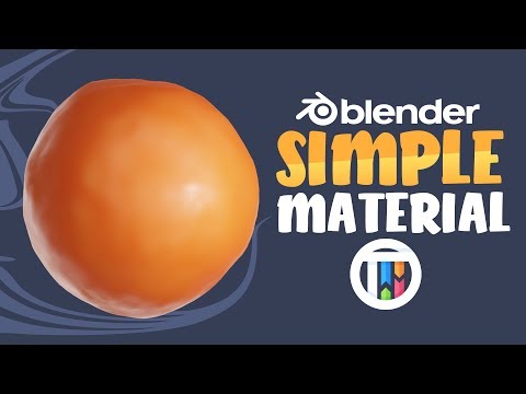 How to create a simple , basic material in Blender 2.8 Eevee - Tutorial