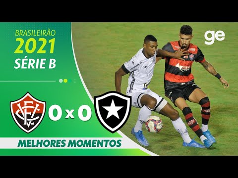 VITÓRIA 0 x 0 BOTAFOGO | MELHORES MOMENTOS | 27ª RODADA BRASILEIRÃO SÉRIE B 2021 | ge.globo