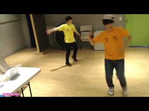 [ㅋㅈ] Pre-debut S.coups & Woozi dancing to Sweet Love  (Multicam Angle Montage)