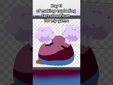 Fart cloud trait icon  #autobattler #gamedev #devlog #indiegame