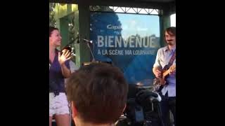 Feufollet live at Festivals Acadiens et Creole,   "Femme l'a dit" 2016