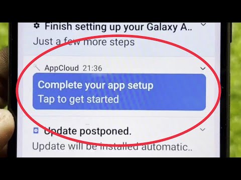 Remove Complete your app setup notification in Samsung Phone