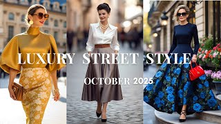 🍂 October 2025 Milan Street Style: Chic October looks from stylish Milanese. Luxury Fashion Vlog
