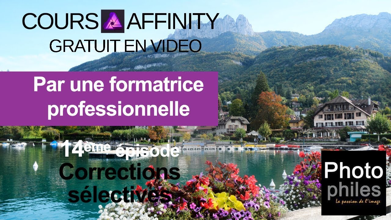 N°14 Cours Affinity Photo. Corriger localement les couleurs