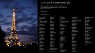 A toi que je n’connaissais pas