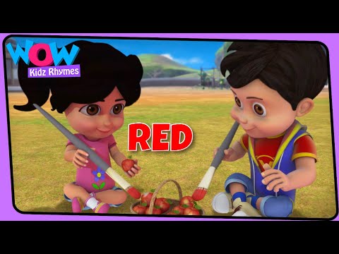 Vir the robot boy | Apple | English Rhymes for Kids | Wow Kidz