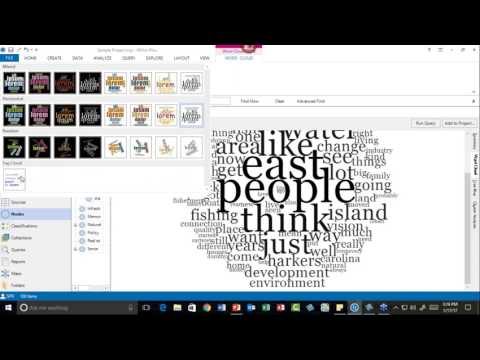 Explore and Visualize Your Data - Using NVivo 11 for...