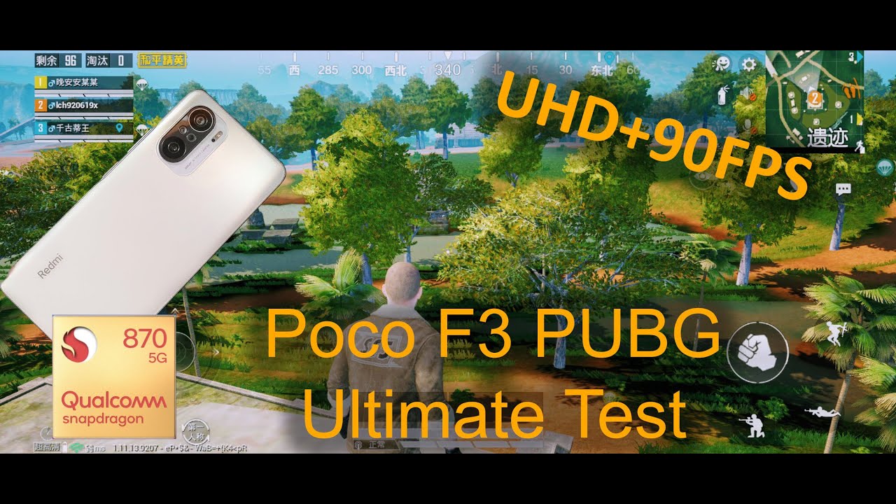 UHD + 90FPS! Poco F3 Mi 11i Redmi K40 Ultimate PUBG Gaming Test, This is Crazy!