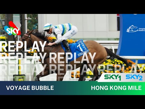 VOYAGE BUBBLE WINS THE G1 HONG KONG MILE 🏆